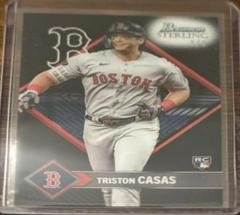 Triston Casas [Black] #ST-9 Baseball Cards 2023 Bowman Sterling Tek Prices