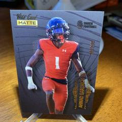 Ahmad Gardner [Touch White Pattern One] #MB-1 Football Cards 2022 Wild Card Matte Black Prices