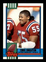 Chris Singleton Football Cards 1990 Topps Traded Prices