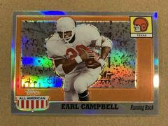 Earl Campbell [Gold Chrome Refractor] #11 Football Cards 2005 Topps All American Prices