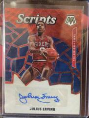 Julius Erving #SC-JEV Basketball Cards 2019 Panini Mosaic Scripts Prices
