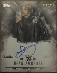 Dean Ambrose [Silver] Wrestling Cards 2016 Topps WWE Undisputed Autographs Prices