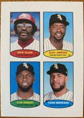 Dick Allen, Eloy Jimenez, Luis Robert, Yoan Moncada Baseball Cards 2023 Topps Heritage 1974 Stamps Prices