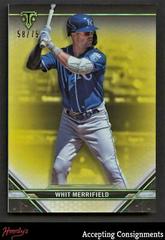 Whit Merrifield [Citrine] #3 Baseball Cards 2021 Topps Triple Threads Prices