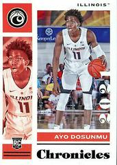 Ayo Dosunmu [Black] #19 Basketball Cards 2021 Panini Chronicles Draft Picks Prices