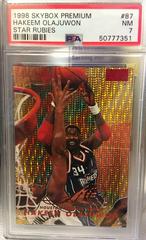 Hakeem Olajuwon [Star Rubies] #87 Basketball Cards 1998 Skybox Premium Prices