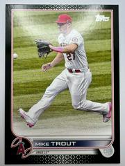 Mike Trout [Black] Baseball Cards 2022 Topps Prices