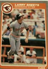 Larry Sheets #U-101 Baseball Cards 1985 Fleer Update Prices