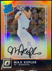 Max Kepler [Orange] #RR-MK Baseball Cards 2016 Panini Donruss Optic Rated Rookies Signatures Prices