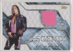 Bret 'Hit Man' Hart #AR-BH Wrestling Cards 2017 Topps Legends of WWE Shirt Relics Prices