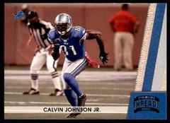 Calvin Johnson Jr. [Silver] #49 Football Cards 2011 Panini Threads Prices
