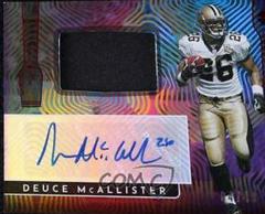 Deuce McAllister [Red] #IJA-DM Football Cards 2022 Panini Illusions Immortalized Jersey Autographs Prices