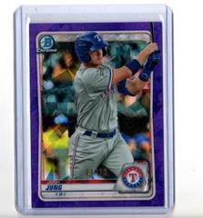 Josh Jung [Purple] #BCP-113 Baseball Cards 2020 Bowman Sapphire Prices