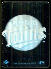 Minnesota Twins Baseball Cards 1991 Upper Deck Team Logo Holograms Prices