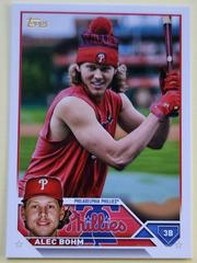 Alec Bohm [Golden Mirror SSP Variation] #128 Baseball Cards 2023 Topps Prices