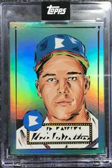 Eddie Mathews [Seafoam] #A-7 Baseball Cards 2022 Topps X Naturel 1952 Encased Art Prices