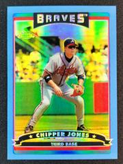 Chipper Jones [Blue Refractor] Baseball Cards 2006 Topps Chrome Prices