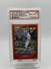 Michael Barrett [Orange Refractor] #28 Baseball Cards 2007 Bowman Chrome Prices