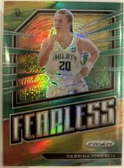 Sabrina Ionescu [Green] #2 Basketball Cards 2023 Panini Prizm WNBA Fearless Prices