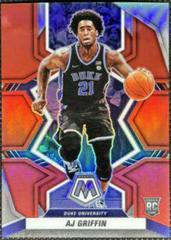 AJ Griffin [Red] #5 Basketball Cards 2022 Panini Chronicles Draft Picks Mosaic Prices