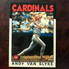 Andy Van Slyke #683 Baseball Cards 1986 Topps Tiffany Prices