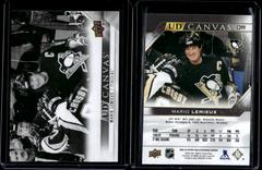 Mario Lemieux [Black & White] #C399 Hockey Cards 2022 Upper Deck UD Canvas Prices