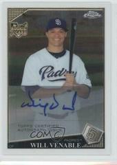 Will Venable [Autograph] Baseball Cards 2009 Topps Chrome Prices