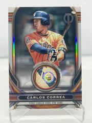 Carlos Correa #MR-CC Baseball Cards 2023 Topps Tribute Milestone Relics Prices