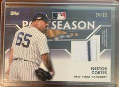Nestor Cortes Baseball Cards 2023 Topps Postseason Performance Relics Prices