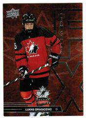Lukas Dragicevic Hockey Cards 2022 Upper Deck Team Canada Juniors FX Prices