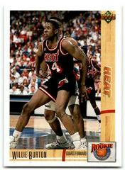 Willie Burton Basketball Cards 1991 Upper Deck Rookie Standouts Prices