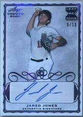 Jared Jones [Purple] #A-JJ1 Baseball Cards 2020 Leaf Trinity Autographs Prices
