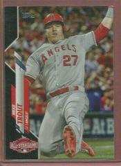 Mike Trout [Black] #U-4 Baseball Cards 2020 Topps Update Prices