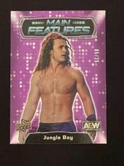 Jungle Boy [Purple] #MF-22 Wrestling Cards 2022 Upper Deck AEW Main Features Prices