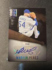Martin Perez [Gold] Baseball Cards 2022 Panini Capstone Autographs Prices