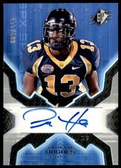 Daymeion Hughes [Autograph] Football Cards 2007 Spx Prices