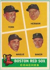 Boston Red Sox [Coaches] #456 Baseball Cards 1960 Topps Prices