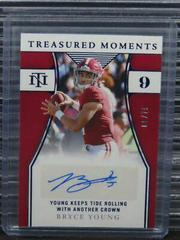Bryce Young [Blue] Football Cards 2022 Panini National Treasures Collegiate Moments Signatures Prices