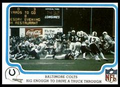 Baltimore Colts [Big Enough to Drive...] #3 Football Cards 1979 Fleer Team Action Prices