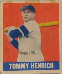 Tommy Henrich #55 Baseball Cards 1948 Leaf Prices