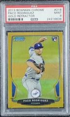 Paco Rodriguez [Gold Refractor] #218 Baseball Cards 2013 Bowman Chrome Prices