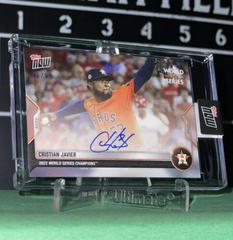Cristian Javier [Autograph] #WS-6A Baseball Cards 2022 Topps Now World Series Champions Prices
