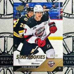 Simon Nemec [High Gloss] #137 Hockey Cards 2022 Upper Deck AHL Prices