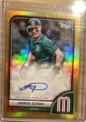 Jarren Duran [Gold] #AV-JD Baseball Cards 2023 Topps World Classic Autographs Prices