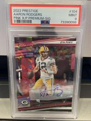 Aaron Rodgers [Signature Pink] Football Cards 2022 Panini Prestige Prices