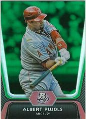 Albert Pujols [Emerald] Baseball Cards 2012 Bowman Platinum Prices