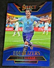 Luis Suarez [Blue Prizm] Soccer Cards 2015 Panini Select Equalizers Prices