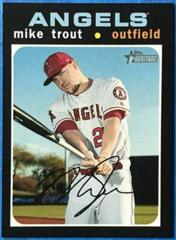 Mike Trout [Mini] #466 Baseball Cards 2020 Topps Heritage Prices