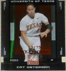Cat Osterman [Signature Status] Baseball Cards 2008 Donruss Elite Extra Edition Prices