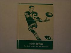 Boyd Dowler #24 Football Cards 1961 Lake to Lake Packers Prices